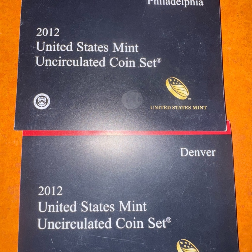 Uncirculated US Mint Coin Sets (2011-2012) (D+P)
Total of 4 proof sets